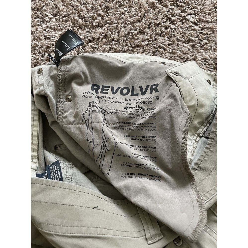 Kuhl Revolvr Khaki 36x30 Outdoors Hiking Pants Mens - Picture 7 of 8